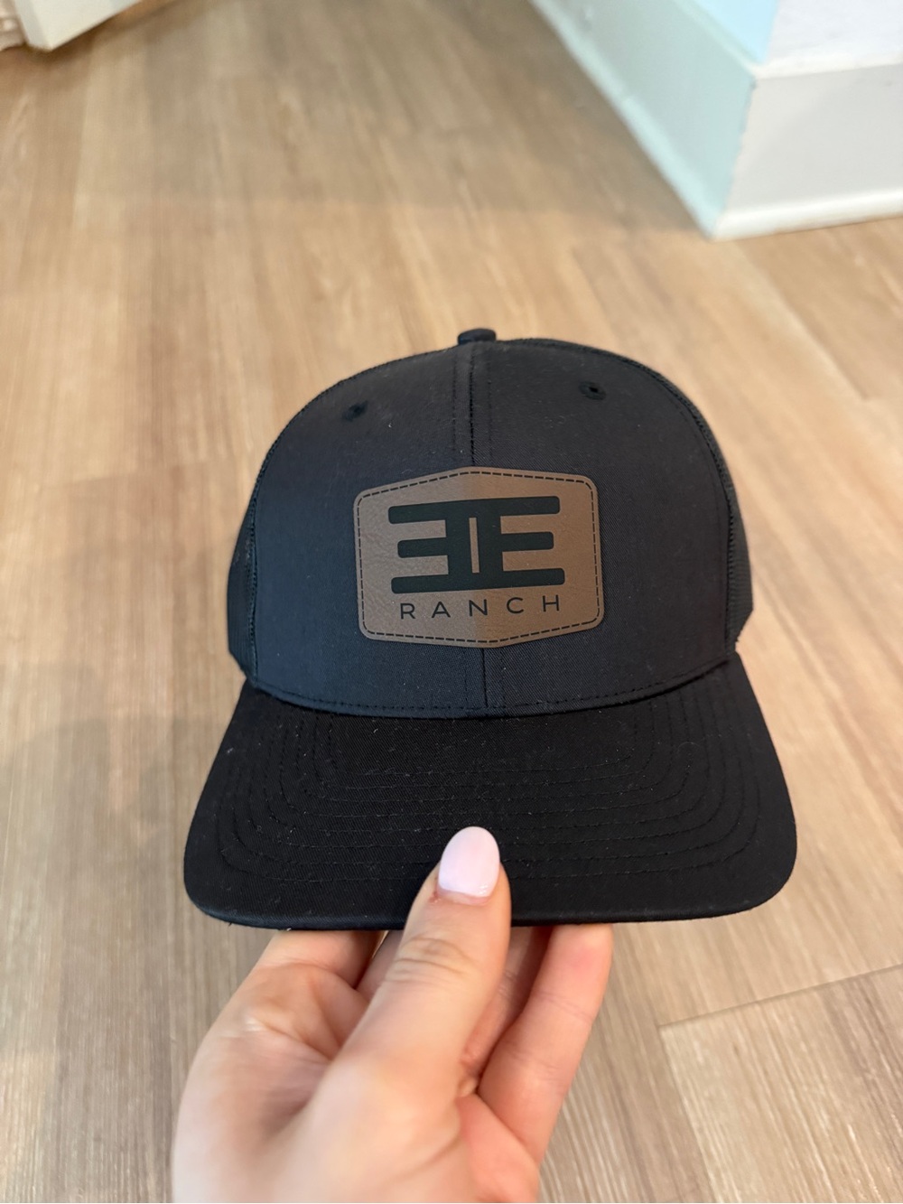 Black ranch Logo Trucker Hat